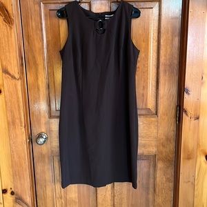 Sag Harbor Stretch Brown Sleeveless Dress Size 10